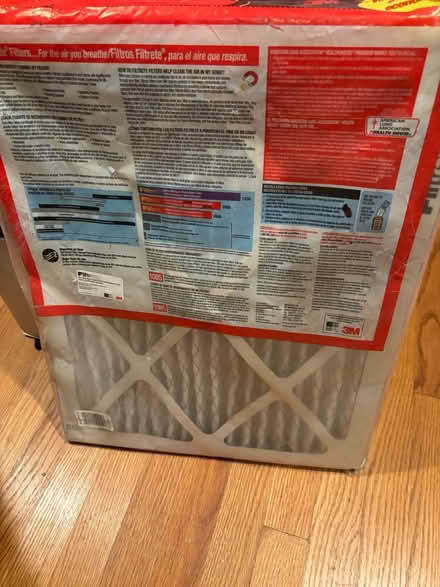 Photo of free Filtrete 16x20x1 furnace filters (Simsbury) #3