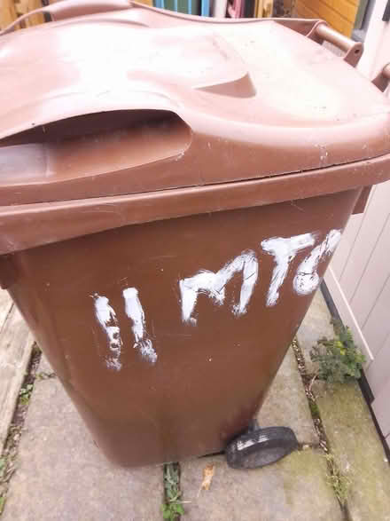 Photo of free 240 L Brown wheelie bin (Killamarsh S21) #1