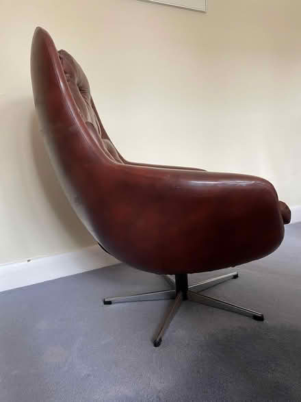 Photo of free Large swivel brown armchair (N10 near Colney Hatch Lane) #3