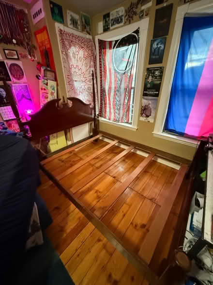 Photo of free Wooden Queen Size Bed Frame (North Salem) #1