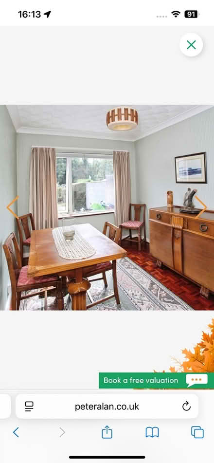 Photo of free Dining table 4 chairs and sideboard (Oakdale Gwent) #1