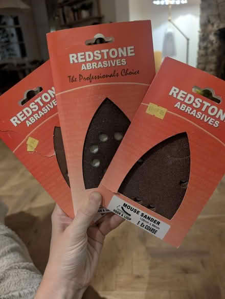 Photo of free Replacement pads for sander (Bethnal Green E2) #1