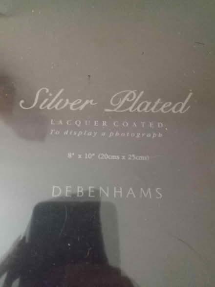 Photo of free Silver plated picture frame 8 x 10 (Tonbridge) #2