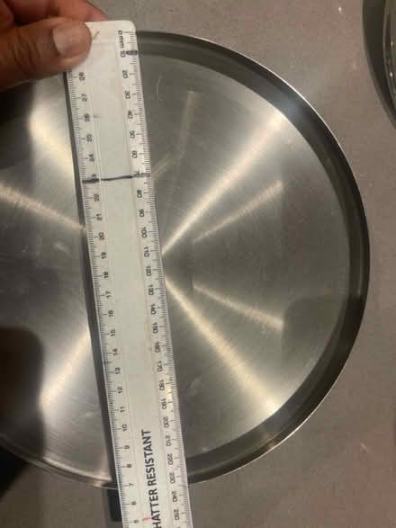 Photo of free 2 steel pot lids (Woking GU22) #3