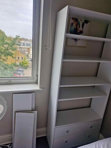 Photo of free Tall white shelves (Islington N1) #2