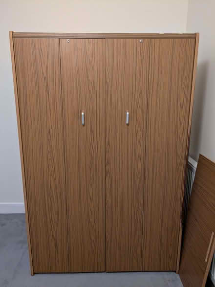 Photo of free Large sturdy cupboard - dark brown (Stechford B33) #1