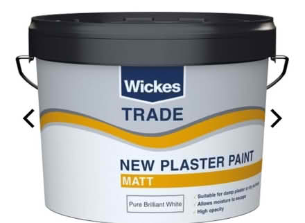 Photo of free Wickes New Plaster paint (Ware SG12) #1