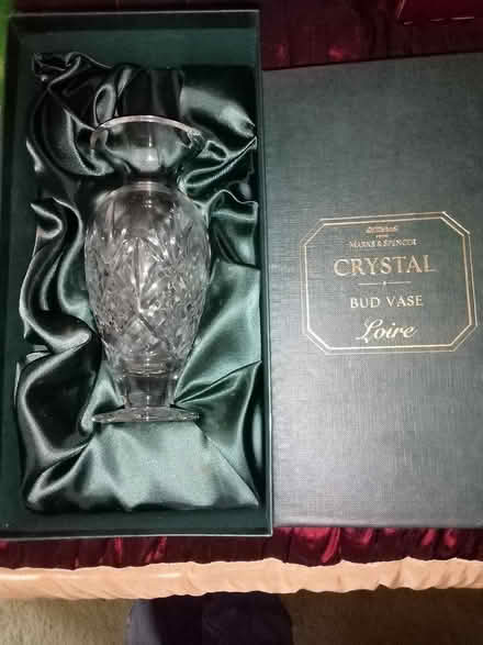 Photo of free 6inch crystal bud vase boxed (Tonbridge) #1