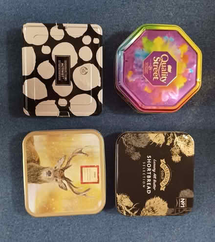 Photo of free 4 x Large Tins - useful if baking, or general storage (Primrose LA1) #1
