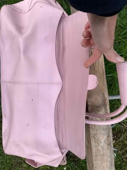 Photo of free M&S pink leather bag (Henley-On-Thames RG9) #1