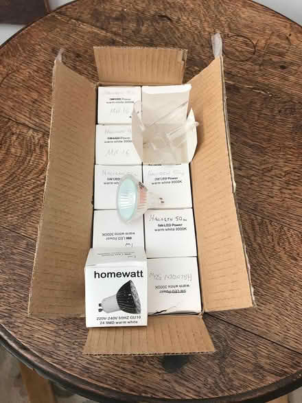 Photo of free Halogen and LED spot bulbs (E12) #1