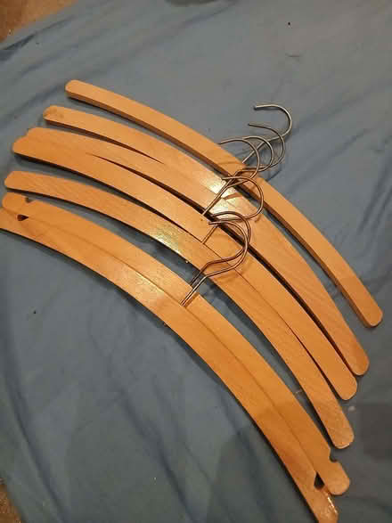 Photo of free Wooden Coat Hangers (Wrose BD18) #1