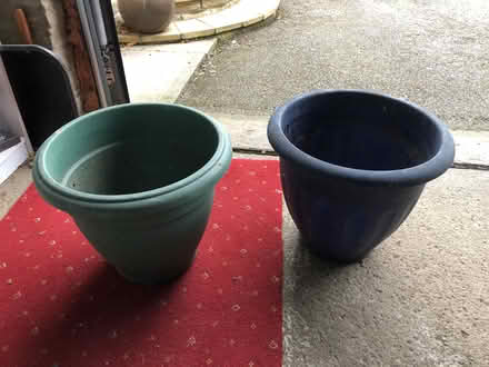 Photo of free 2 x PLANT POTS (Sandal WF2) #1