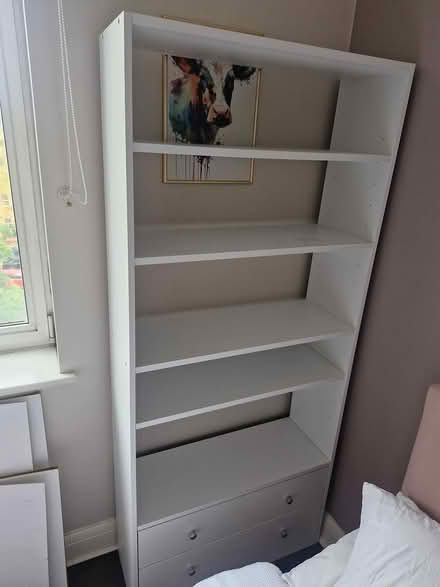 Photo of free Tall white shelves (Islington N1) #1