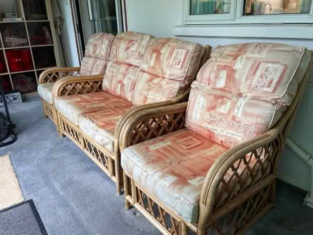 Photo of free Conservatory Sofa and 2 Chairs (Oldfield Park, Bath) #1