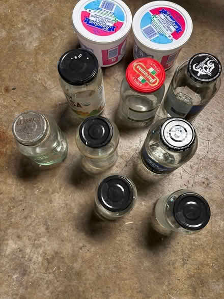 Photo of free various jars and containers (Mitty High area) #1
