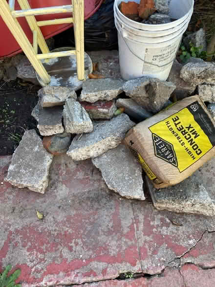 Photo of free Lots of urbanite concretechunks (Ashby & Sacramento) #2