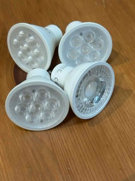 Photo of free 4 x LED spot lights GU10 - used but working (Shenley Fields B29) #1