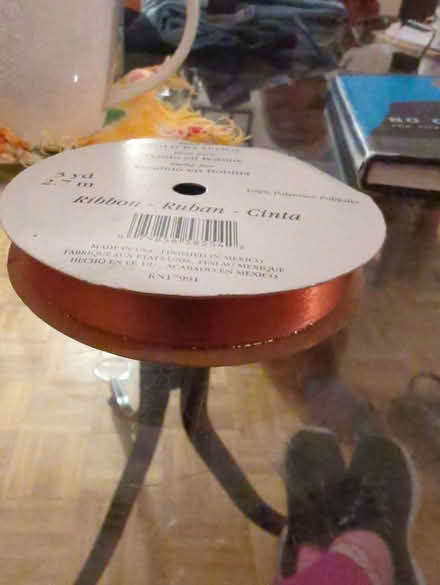 Photo of free Rust colored, polyester ribbon (Richmond Highway corridor) #1