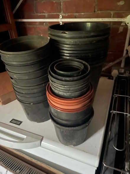 Photo of free Plastic plant pots (Fawdon NE3) #1