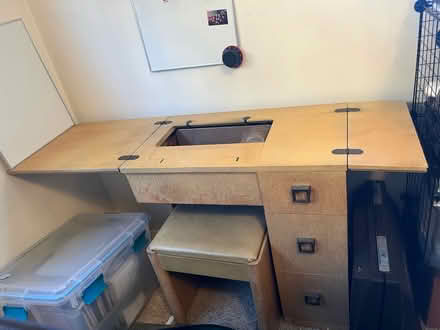 Photo of free antique sewing table (east hollywood) #1