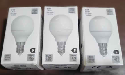 Photo of free 3 x SES (E14) Warm White Bulbs (Devizes - Sarum Drive SN10 5) #1
