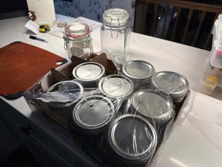 Photo of free Mason jars & two bottles (Downers Grove) #1