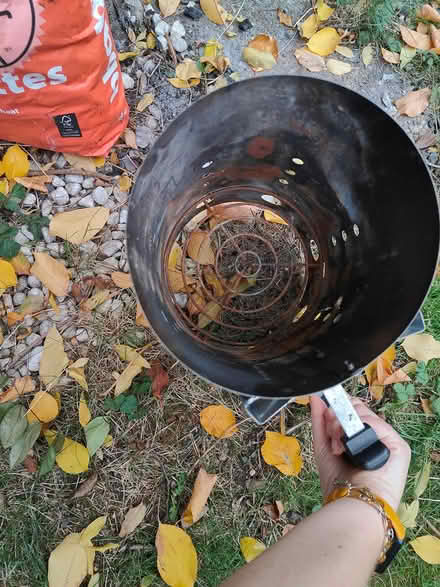 Photo of free Charcoal chimney and briquettes (NW2 2AU) #2