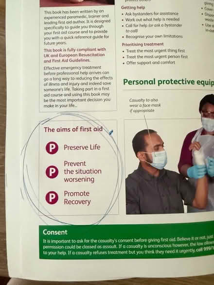 Photo of free First aid book-good condition (Welling DA16) #3