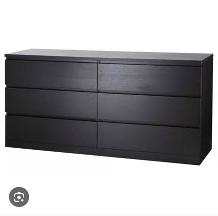 Photo of free Malm 6-Drawer Dresser: Black-Brown (Strawberry Mansion) #3