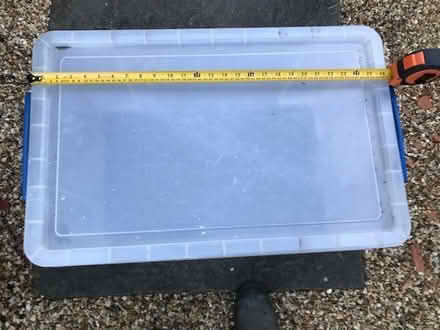 Photo of free Large plastic storage box (Westerton) #1