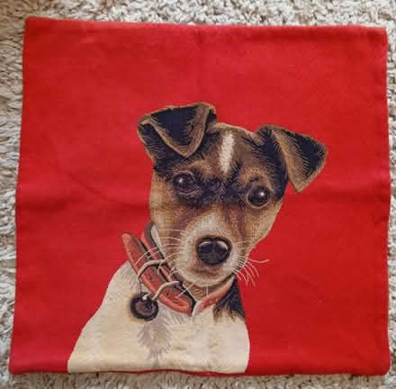 Photo of free M&S Jack Russell Cushion Cover (Buxworth SK23) #1
