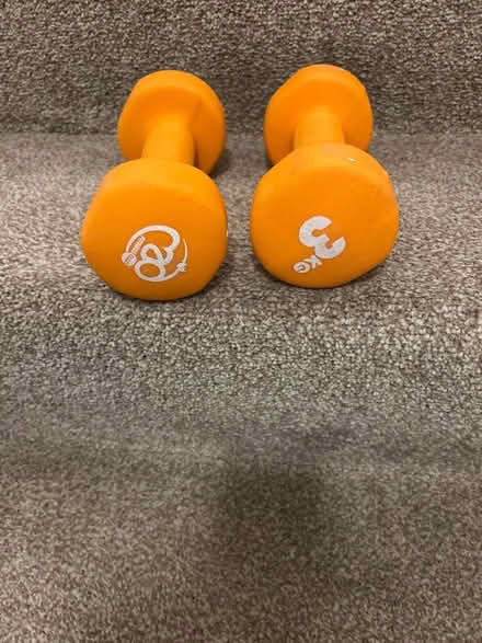 Photo of free Pair 3kg weights (Marsh LA1) #1