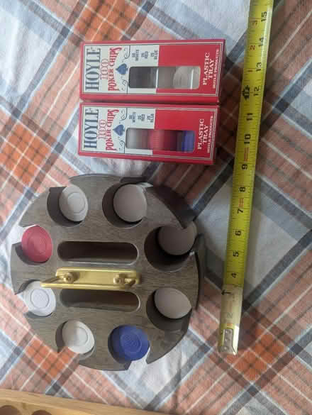Photo of free Poker chips, and spinning holder (Greenlake) #1