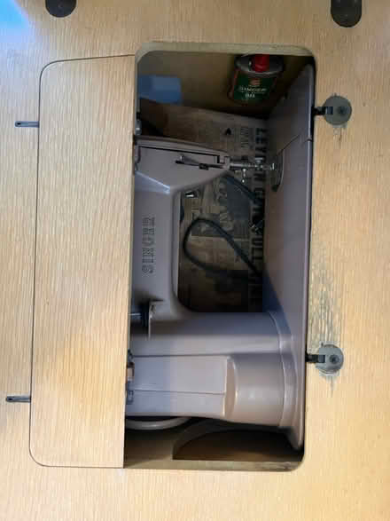 Photo of free antique sewing table (east hollywood) #2