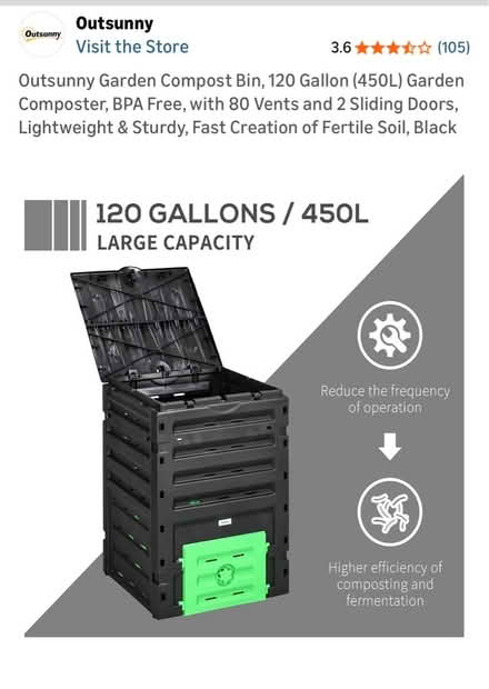 Photo of free Compost bin (Mundelein IL) #3