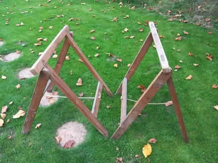 Photo of free Two wooden trestles (Chorleywood WD3 5) #1