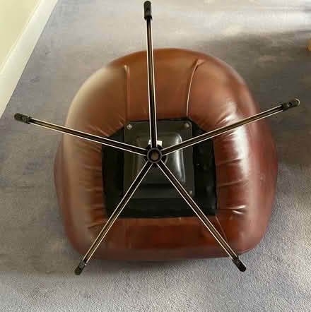 Photo of free Large swivel brown armchair (N10 near Colney Hatch Lane) #4