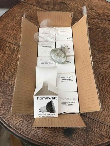 Photo of free Halogen and LED spot bulbs (E12) #2