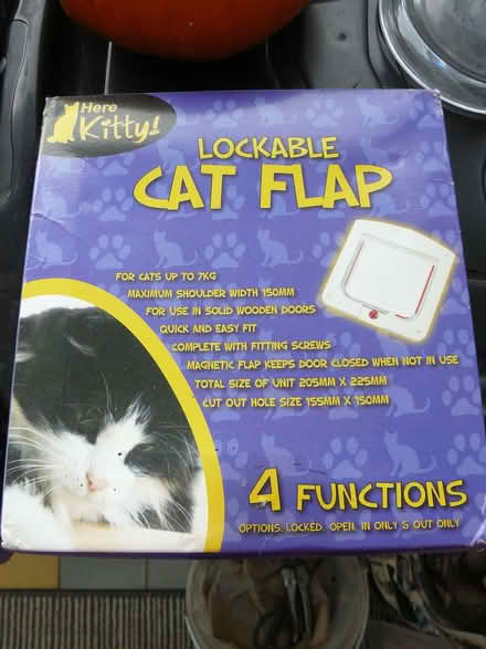 Photo of free Unused lockable cat flap. Here Kitty brand. (Kempsey WR5) #1