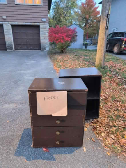 Photo of free wooden shelves / drawers (Carling) #1