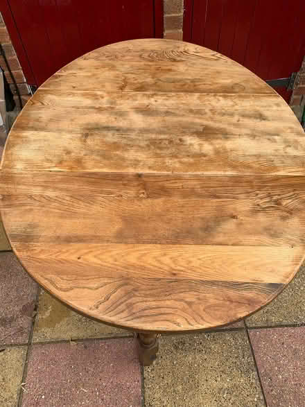 Photo of free Solid oak drop leaf table (Northwood HA6) #2