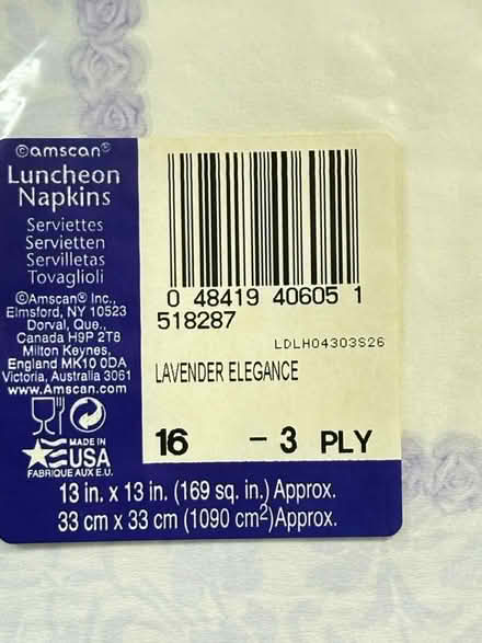 Photo of free Paper napkins & plates (Far north Plano (Coit & 121)) #2