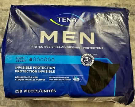 Photo of free TENA Light Shelds for Men (Rathburn and Creditview) #1