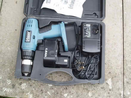 Photo of free Erbauer 18v 1.9Ah Combi Drill with Charger, Manual & Battery (Yateley GU46) #1