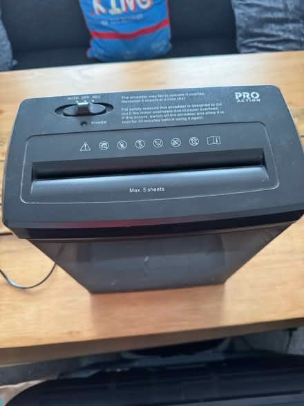 Photo of free Pro Action Shredder (NE5 Cowgate) #1