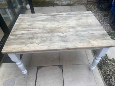 Photo of free Solid Oak Kitchen Table (Twickenham TW1) #1