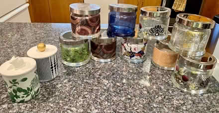 Photo of free Empty decorative candle containers (Weymouth Landing) #3
