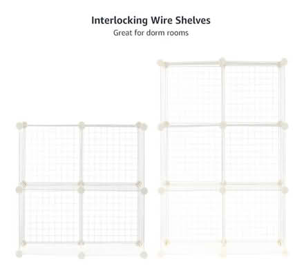 Photo of free Cube Wire Storage Shelves white (Chadwell Heath) #3