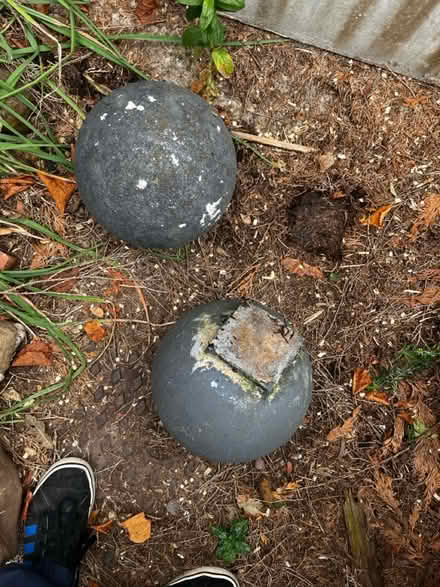 Photo of free Two large concrete balls (Newstead ST3 area) #1